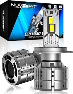 NOVSIGHT H4 Bulbs 88000LM, H4/HB2/9003 Fog Bulbs, 900% Ultra Bright H4 Fog Bulb, Pack of 2