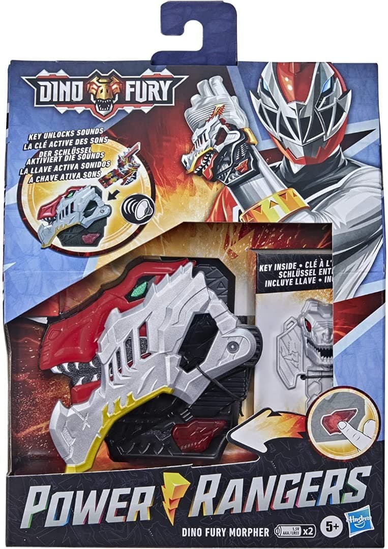 Power Rangers Dino Fury Morpher Electronic Toy with Lights and Sounds Includes Dino Fury Key Inspired TV Show Ages 5 and Up