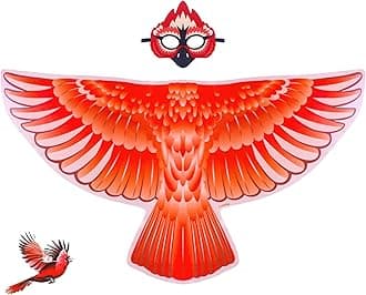 Bird-Costume for Kids Eagle-Wings Parrot Costume Hawk Owl Dress Up for Boys Girls Party Halloween Favors Gifts Toys