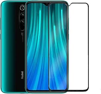 NISHTECH Tempered Glass Screen Protector Compatible for Redmi Note 8 pro with Edge to Edge coverage and Easy Installation kit