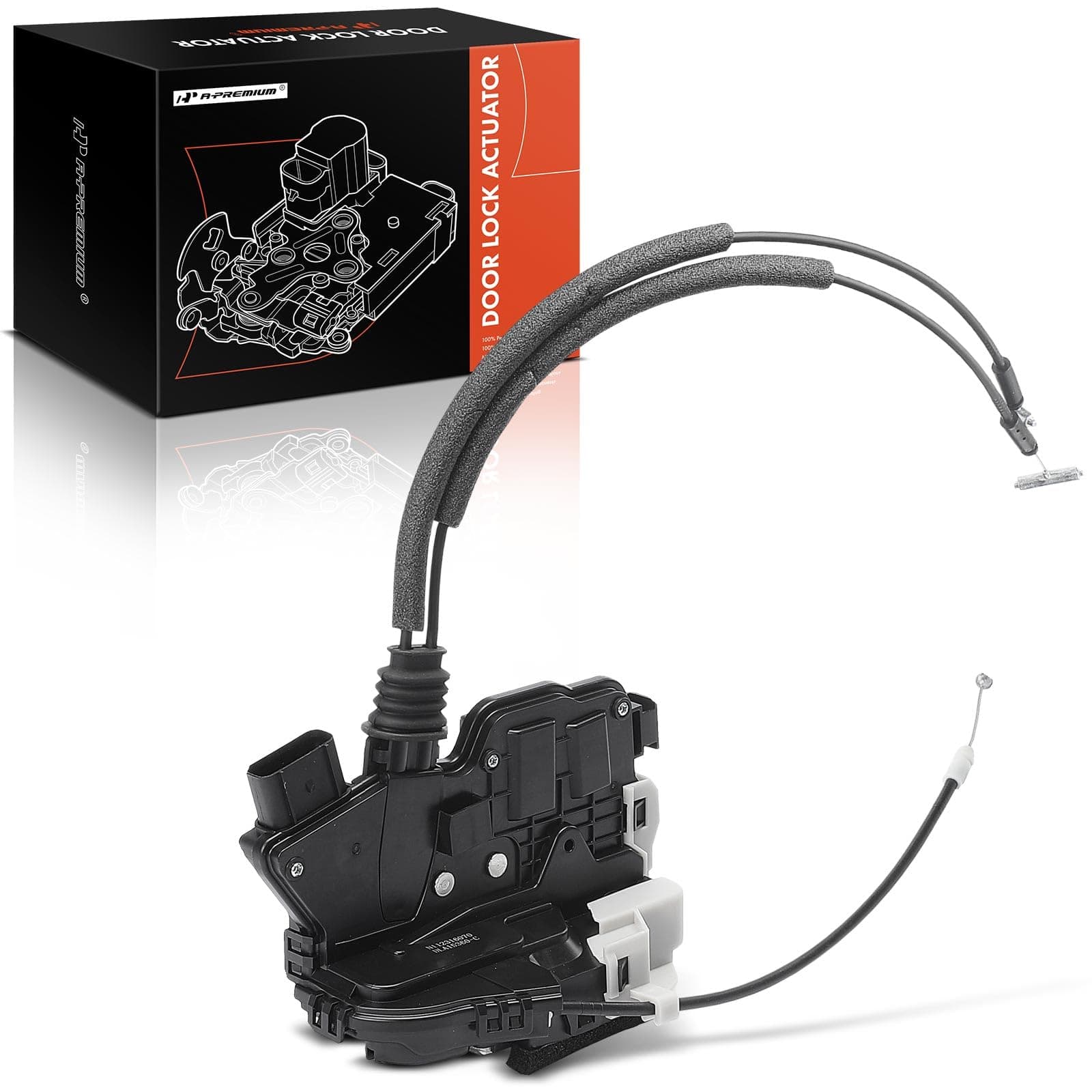 A-Premium Door Lock Latch Actuator Compatible with Kia Vehicles - Sorento 2011 2012 2013 2014 2015 - Rear Left Driver Side, 4 Pins, Replace# 814102P000, 81410-2P000