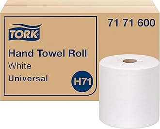 Hand Towel Roll, White, Universal, H71, 100% Recycled, 1-Ply, White, 6 Rolls x 630 ft, 7171600