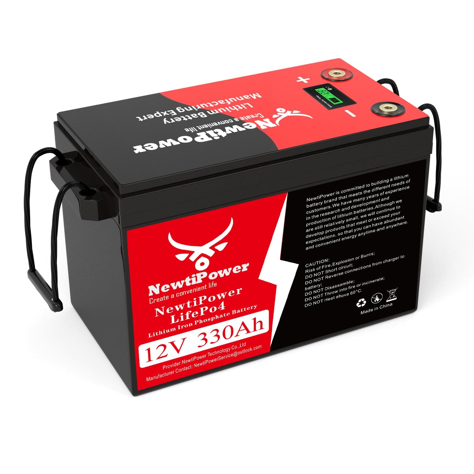 12V 300Ah Small-Volume LiFePO4 Lithium Battery,200A BMS,10000+ Deep Cycle Lithium Iron Phosphate Battery Great for Winter Power Shortage, RV, Marine and Off Grid Applications