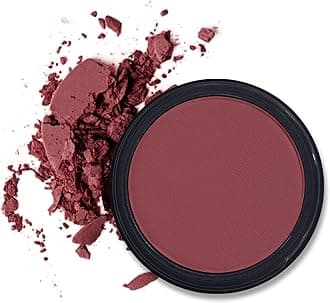 Erinde Single Dark Purple Red Matte Eyeshadow Palette, High Pigment, Long Lasting, Intense Color, Neutral Nudes Naked Matte Pressed Powder Eye Shadow Palette