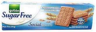 Gullon Sugar Free Fiber Cookies, 6 oz.