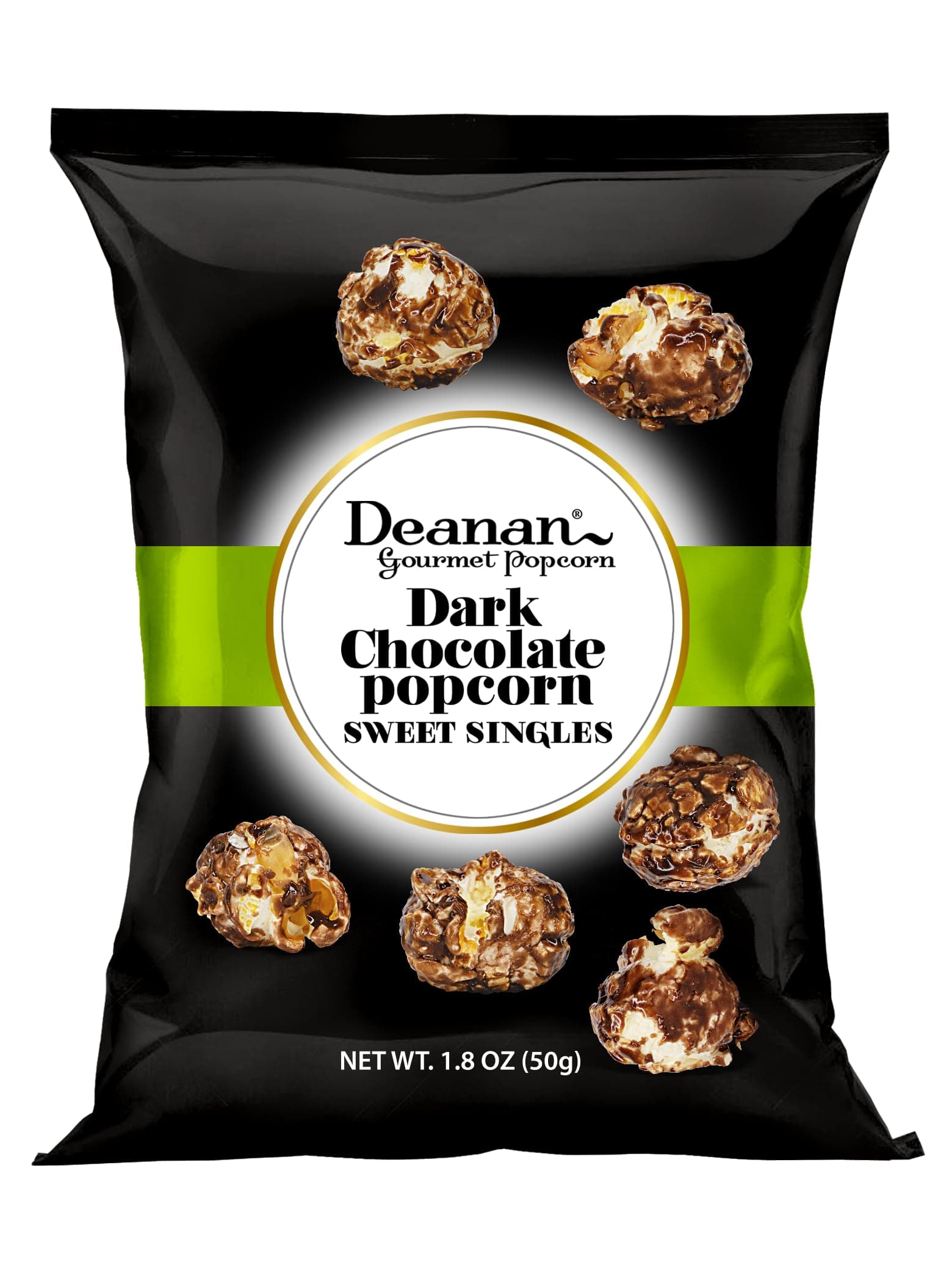Deanan® Dark Chocolate Popcorn "Sweet Singles" 12 count (1.8 oz each)