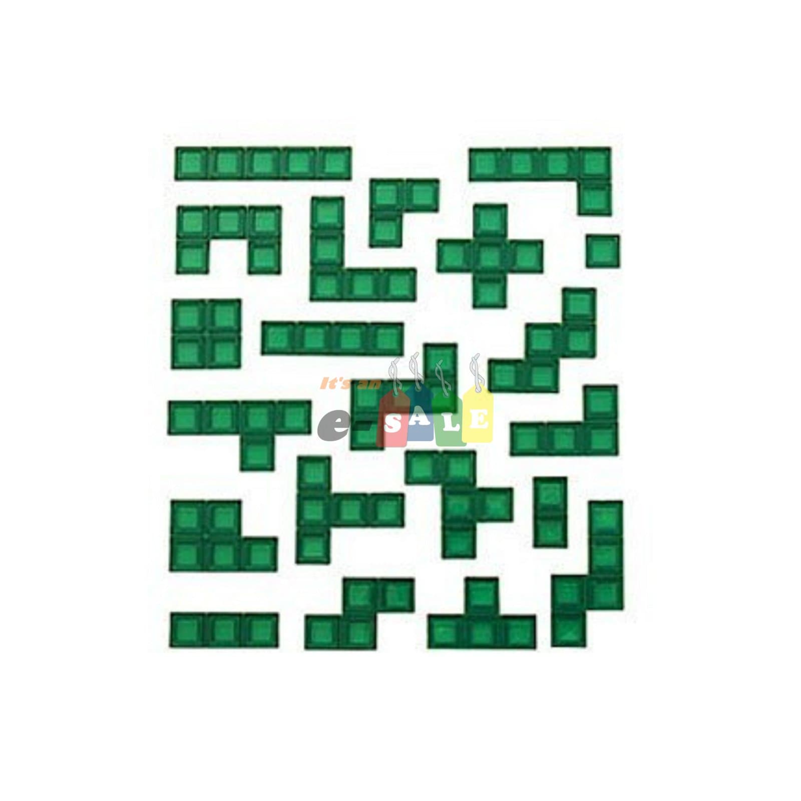 Game Replacement Parts ~ 21 GREEN PIECES