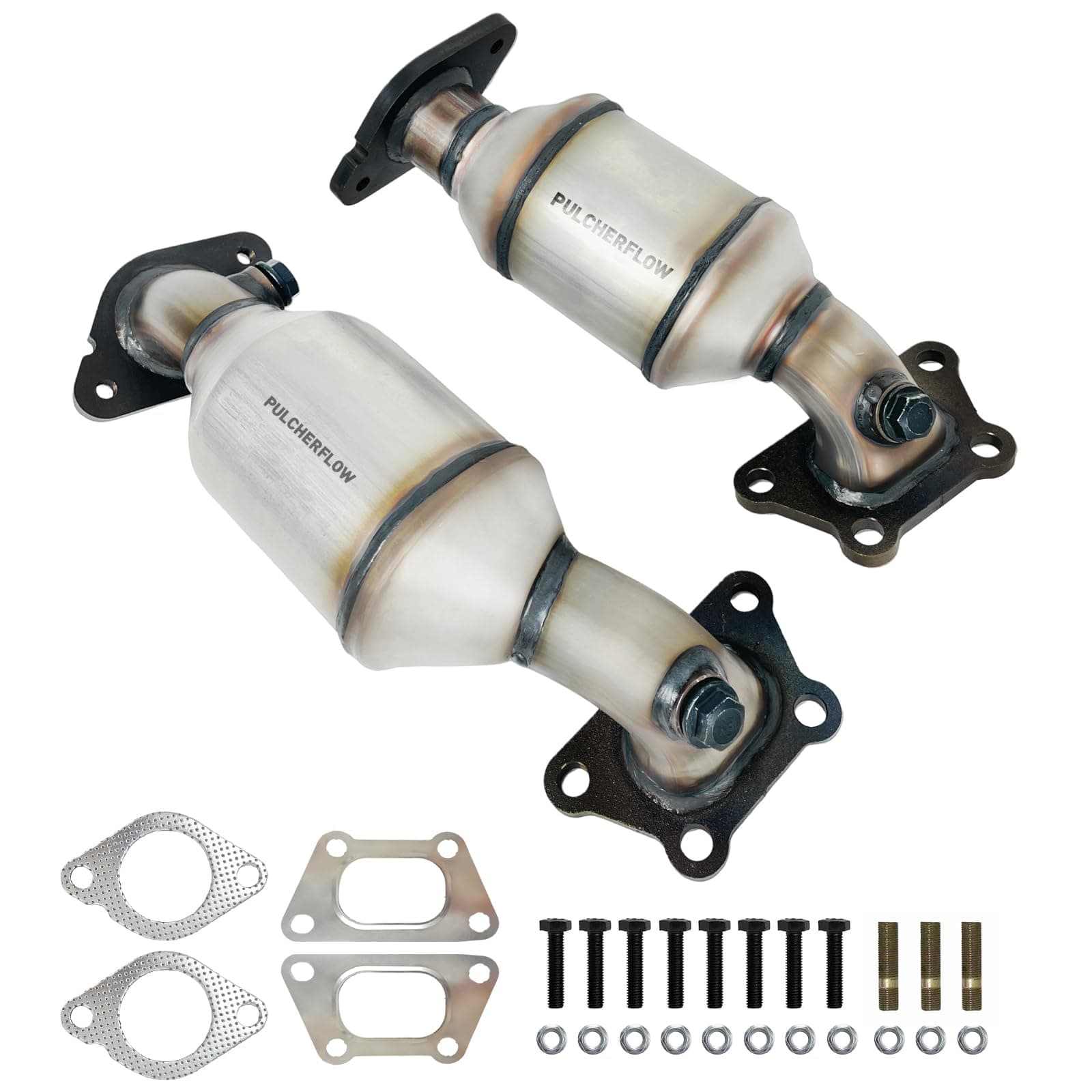 PULCHERFLOW Front Left & Right Catalytic Converter Compatible with 2010 Buick LaCrosse 3.0L/2012-2016 LaCrosse 3.6L, 2010 Buick Allure 3.0L Set AWD High Performance (EPA Compliant)