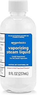 Vaporizing Steam Liquid Cough Suppressant Medication, 8 Fl Oz (Pack of 1) (Previously Solimo)