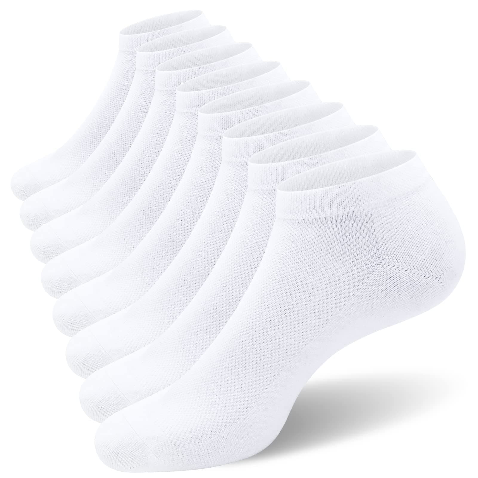 8/6 Pack Mens Ankle Socks Low Cut Comfort Casual Socks Size 10-13/13-15
