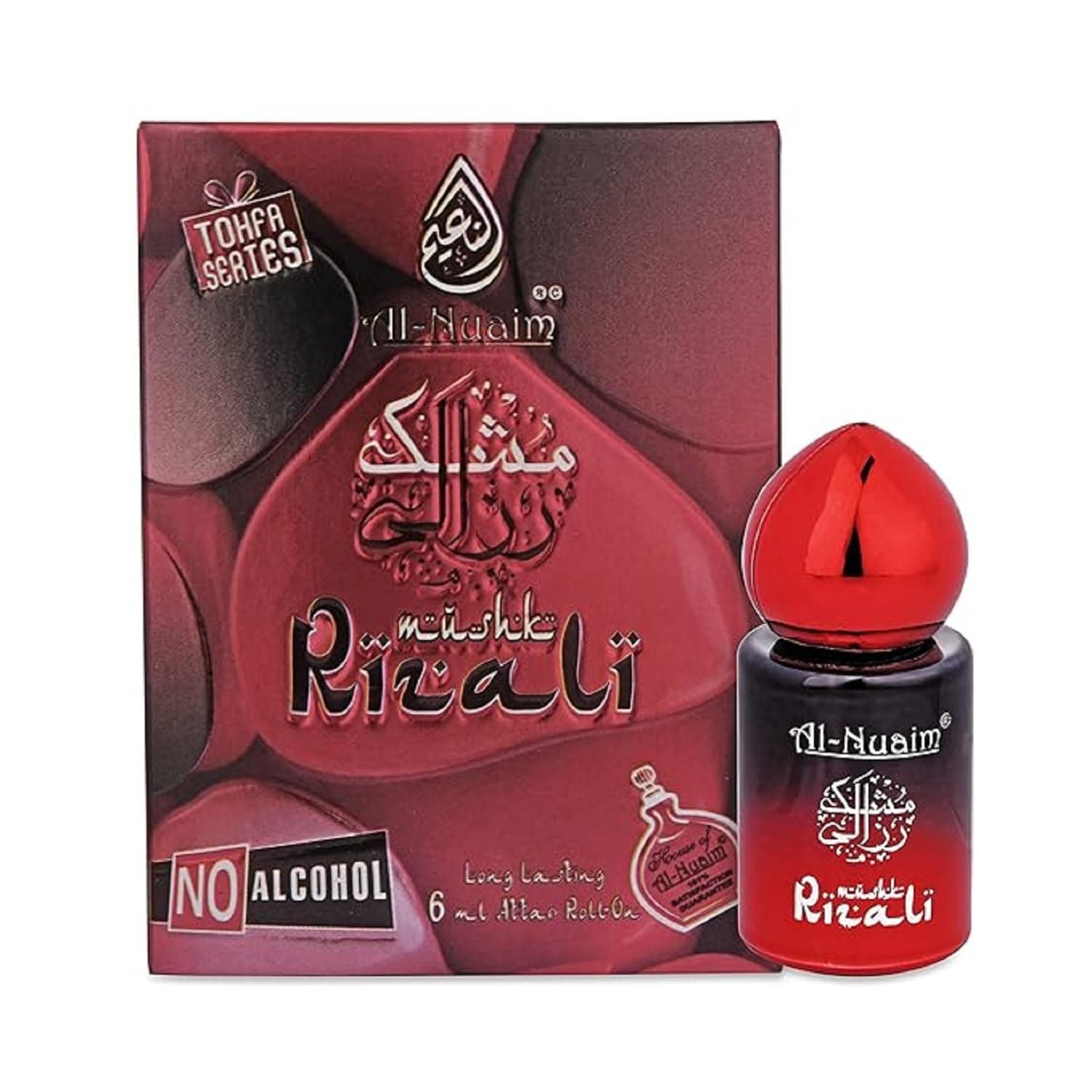 Al-Nuaim Tohfa Series Mushk Rizali Attar Roll On for Men & Women - 6ml | Alcohol Free Attar | Long Lasting Fragrance