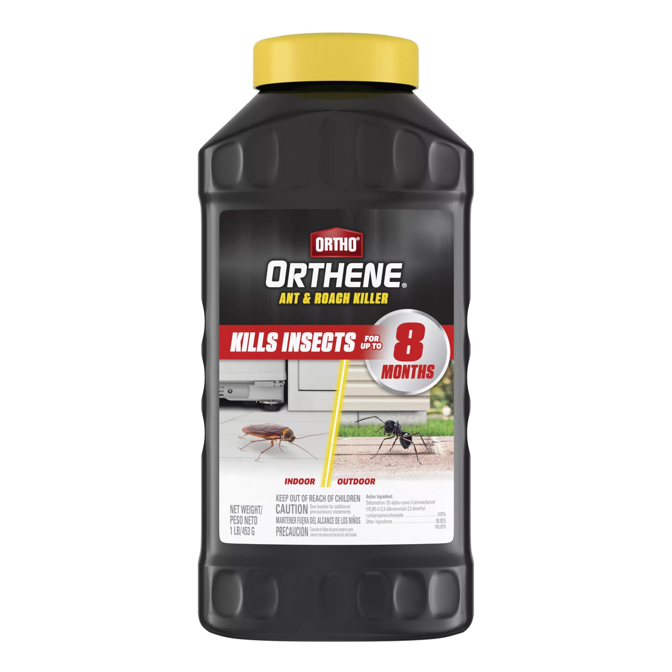 Ortho Orthene Ant and Roach Killer - Provides Long-Lasting Insect Control, Bug Killer for Indoor and Outdoor Use, 1 lb.