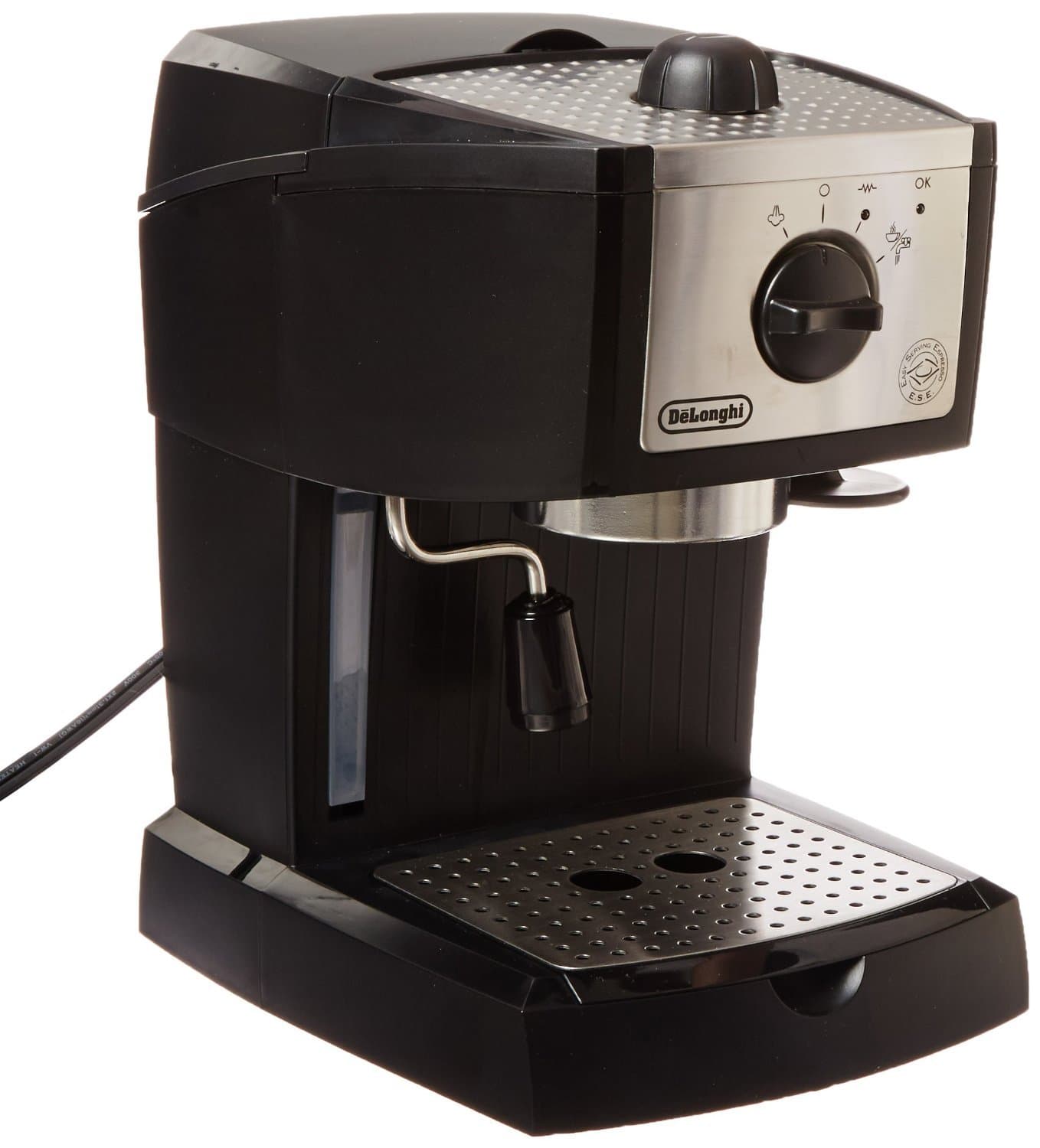 DeLonghi EC155 15 Bar Espresso and Cappuccino Machine, Black