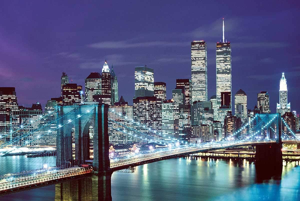 TOMAXBrooklyn Bridge, USA 1000 Piece Mini Jigsaw Puzzle