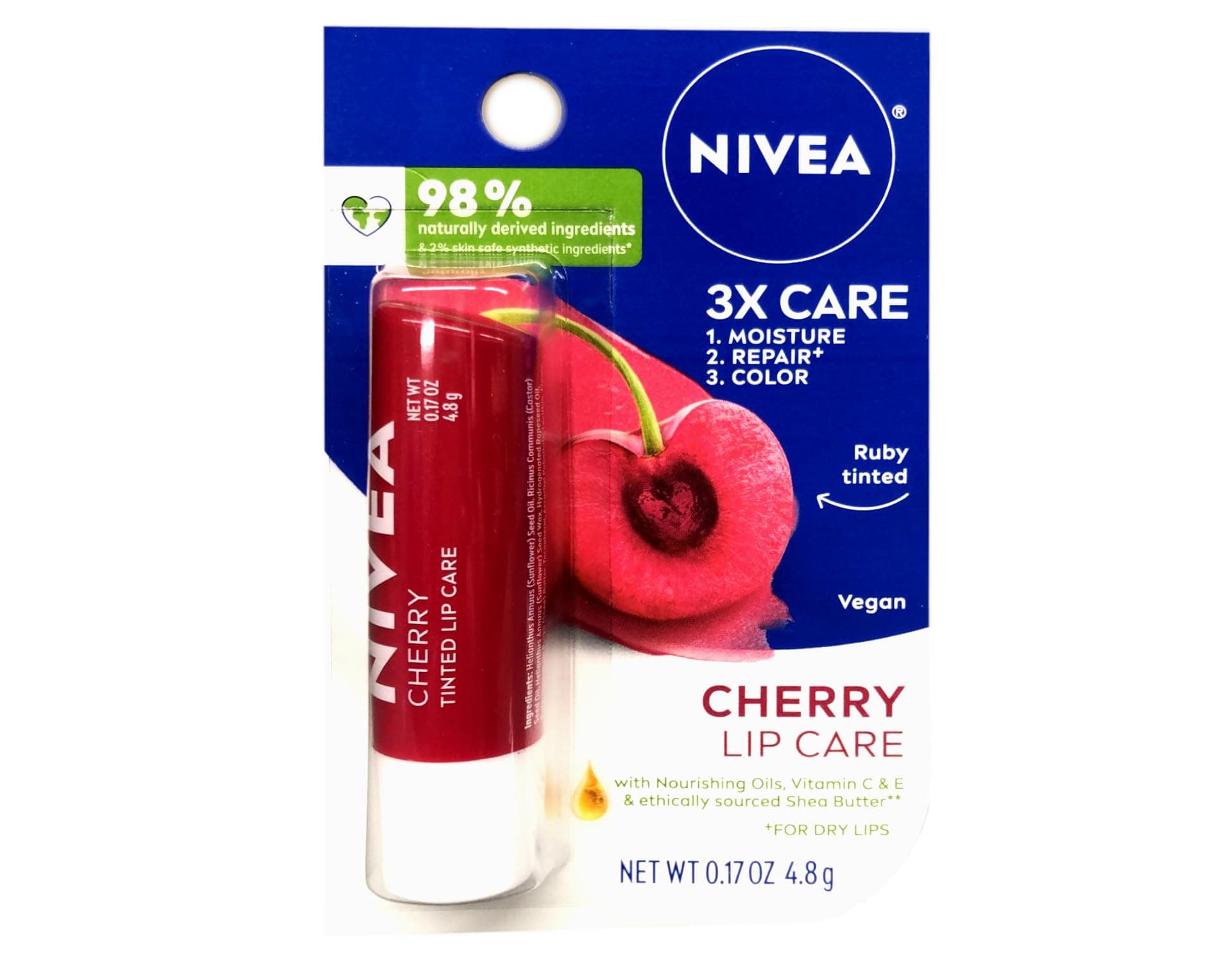 Lip Care Fruity Shine Cherry, 4.8gm