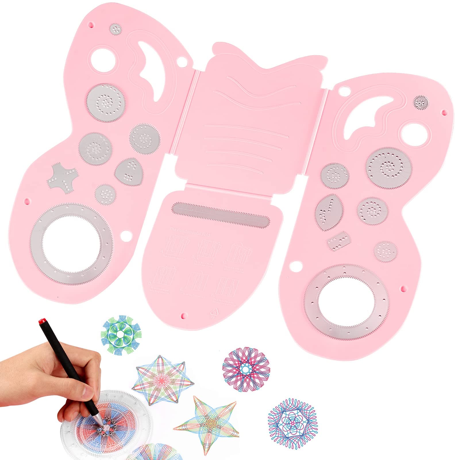 Shirt Folding Board Kids Clothes Folding Board with Original Deluxe Set Shirt Folder Durable Plastic Pink