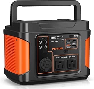 400W Portable Power Station, 296Wh Outdoor Solar Generator Backup Ternary Battery Pure Sine Wave Power Pack with AC/DC Outlet, PD 65W USB-C Outlet for Home, Camping, RV, Blackout, CPAP