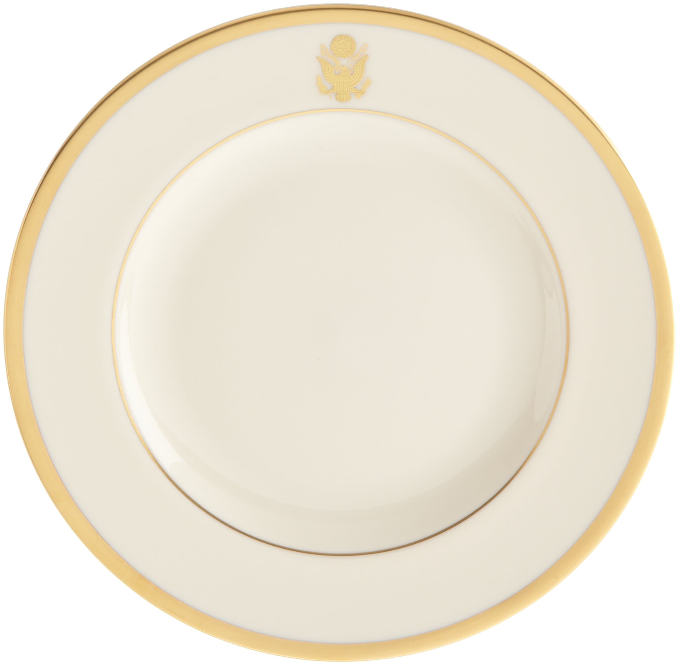 Pickard"Gold Bracelet Ivory with Eagle Crest" Fine China 6-3/8-Inch Butter Plate, Set of 4