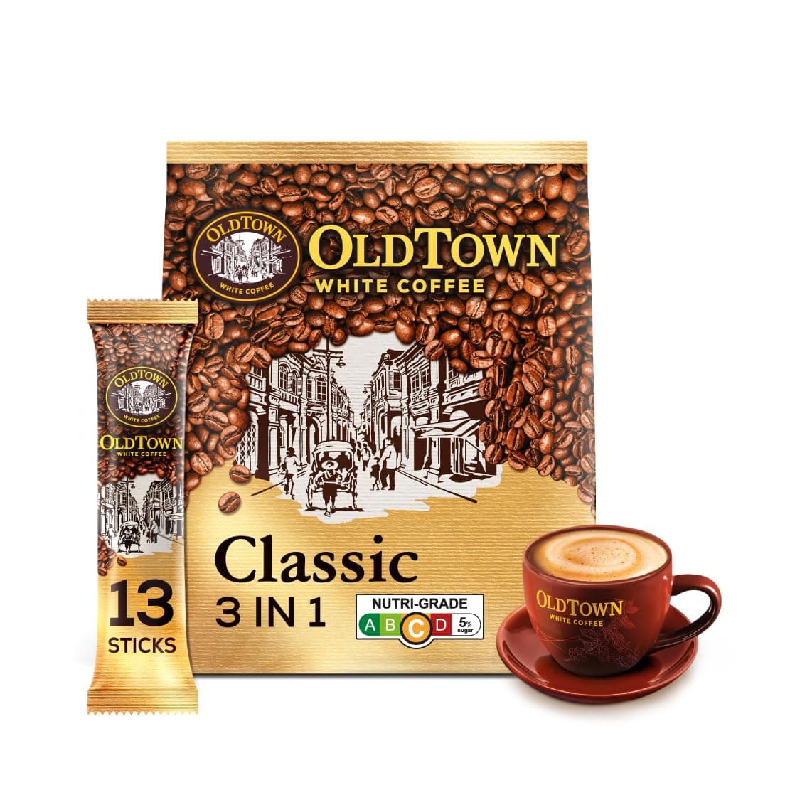 OldTown 3 in 1 Classic White Coffee, 570 g