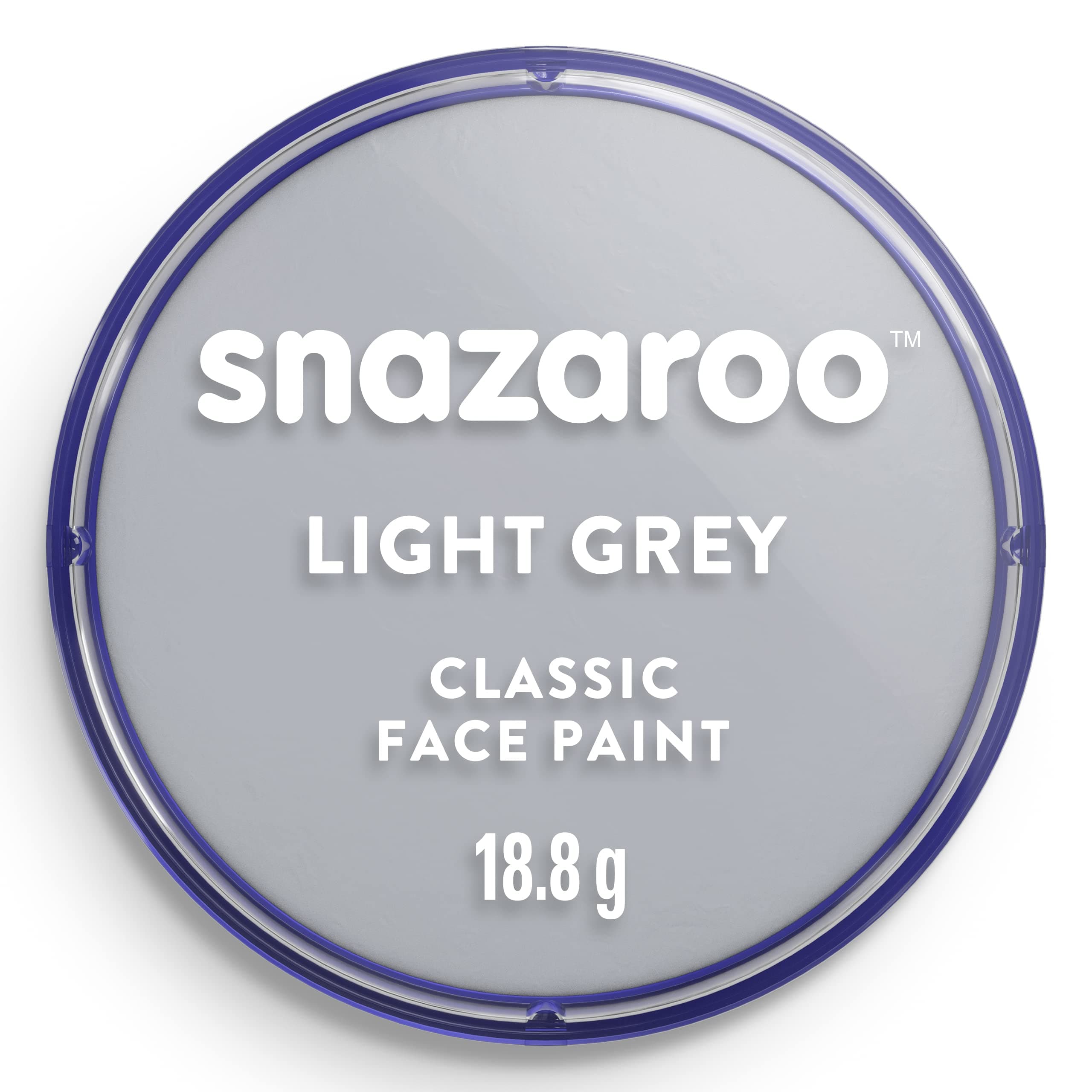 Snazaroo Classic Face Paint, 18ml, Light Grey