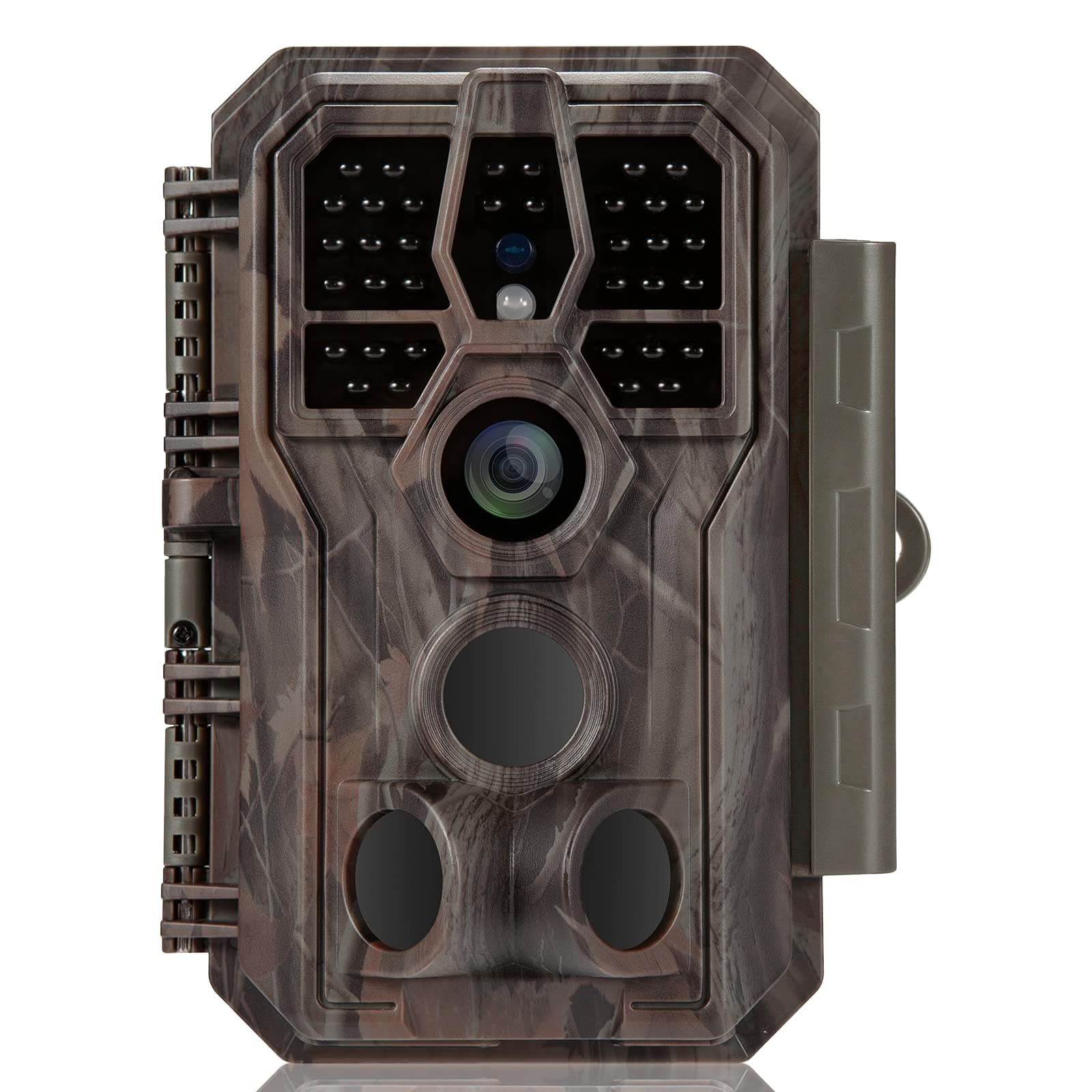 GardePro E5 Trail Camera (Non-Cellular, Non-WiFi), 48MP Photo & 1296P HD Video, 0.1s Trigger, 100ft No-Glow Night Vision, Motion Activated Wildlife Camera