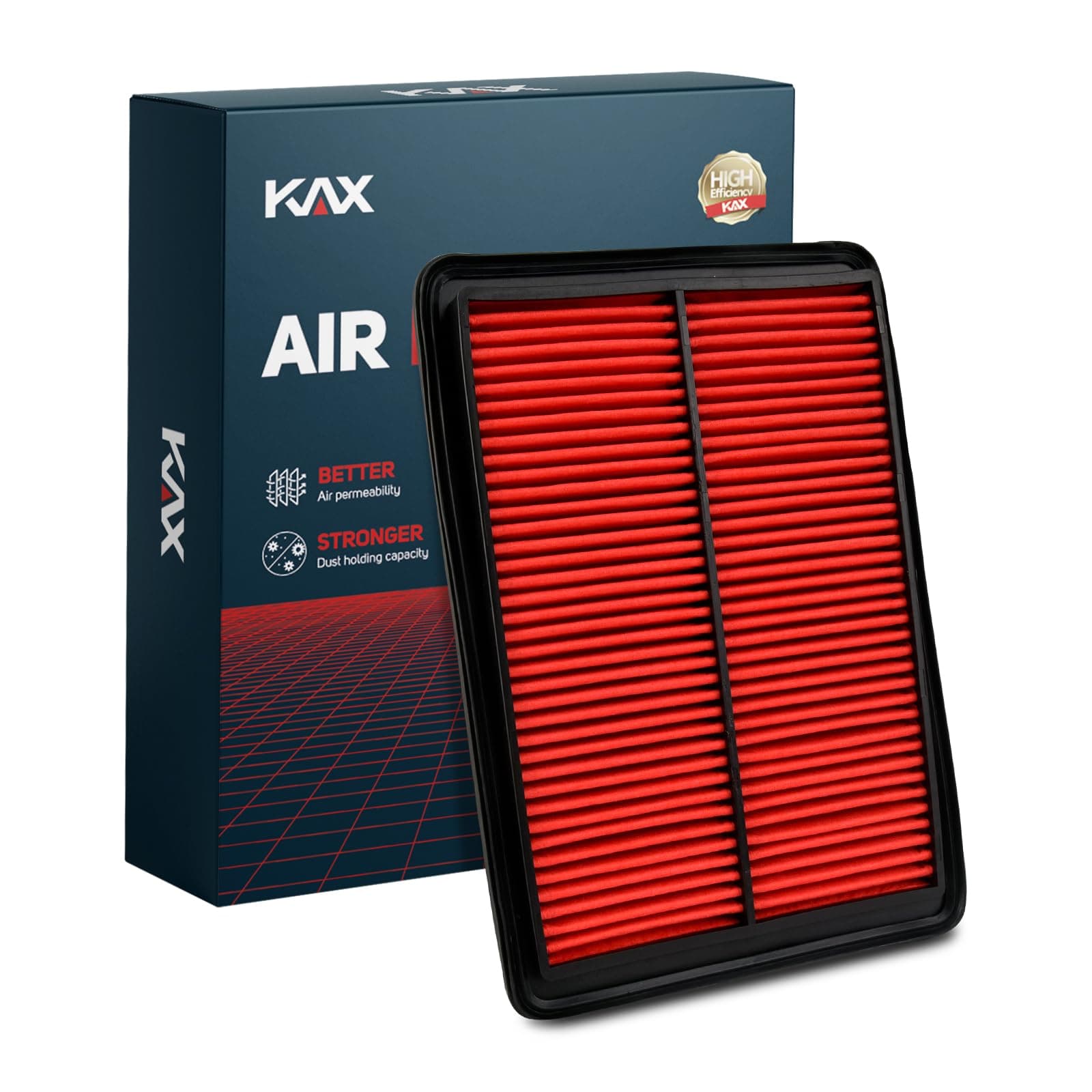 KAX Premium Engine Air Filter, CA11858 Replacement for Nissan Rogue L4 2014 2015 2016 2017 2018 2019 2020, Rogue Sport 2017-2022