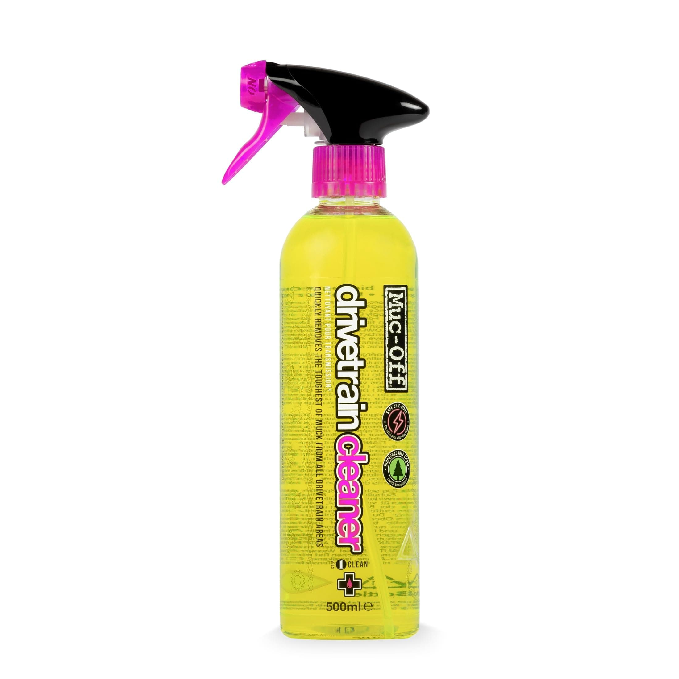295US Bio Drivetrain Cleaner, 500 Millilitres - Effective, Biodegradable Bicycle Chain Cleaner and Degreaser Spray - Suitable For All Types Of Bike