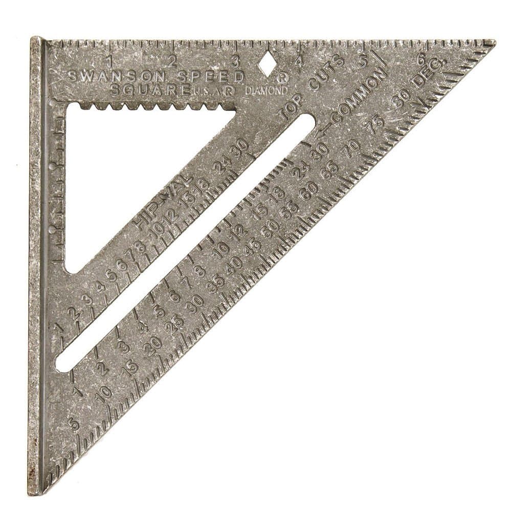 Swanson Tool Co., Inc T0101 Speed Square with Blue Layout Book