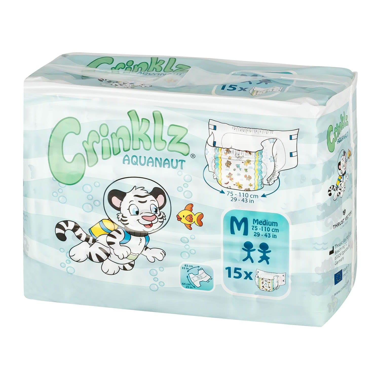Crinklz Aquanaut - Medium (Pack of 15)