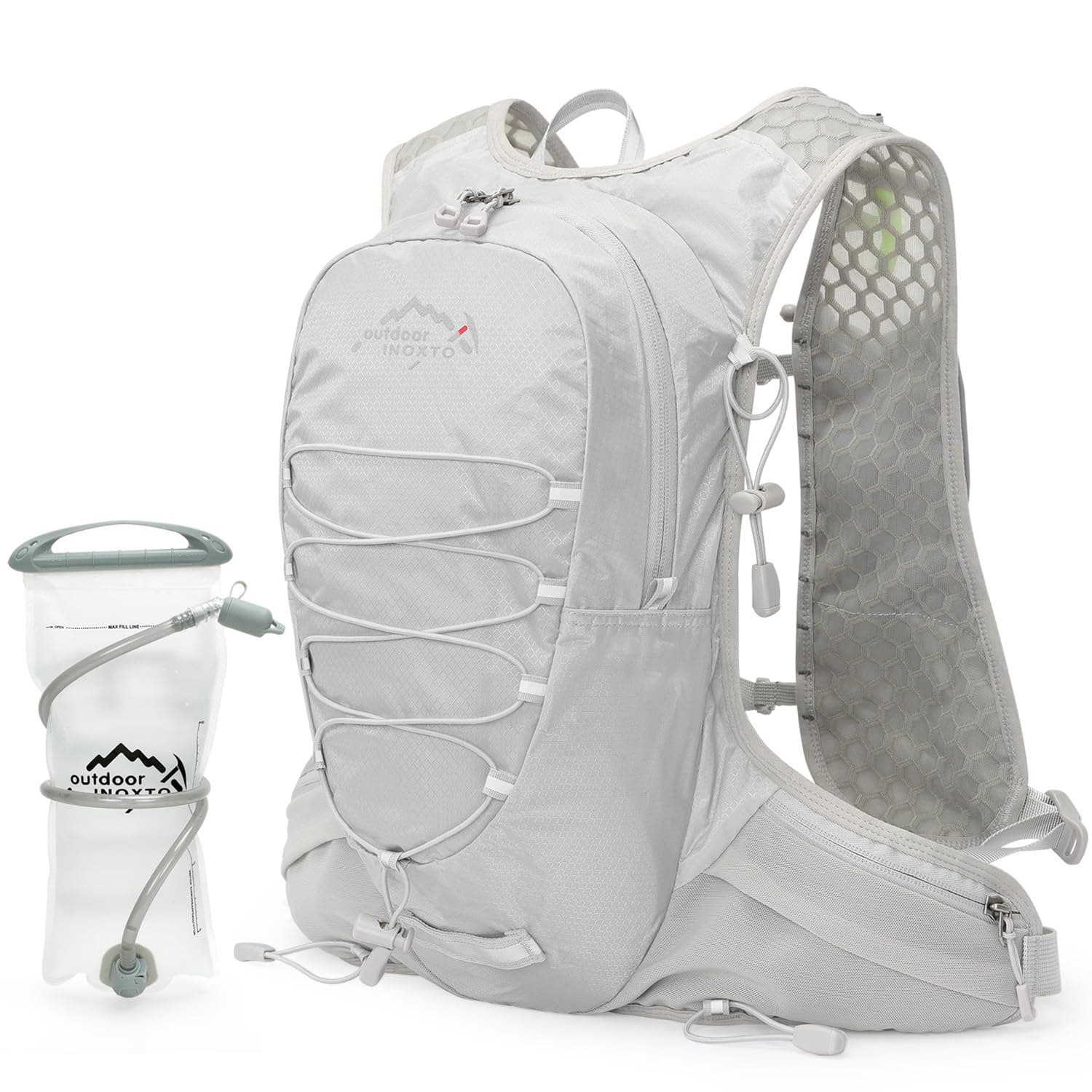 IX INOXTO Running Hydration Vest for Men Women Water Backpack for Running 3L Running Hydration Pack for Trail Running Marathon Race Hiking