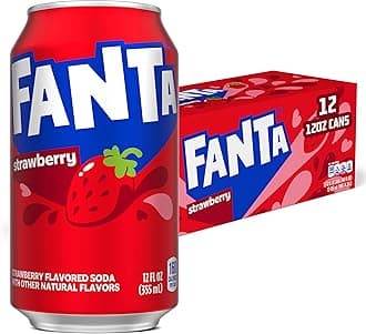 Fanta Strawberry 12 Cans of 355 ml