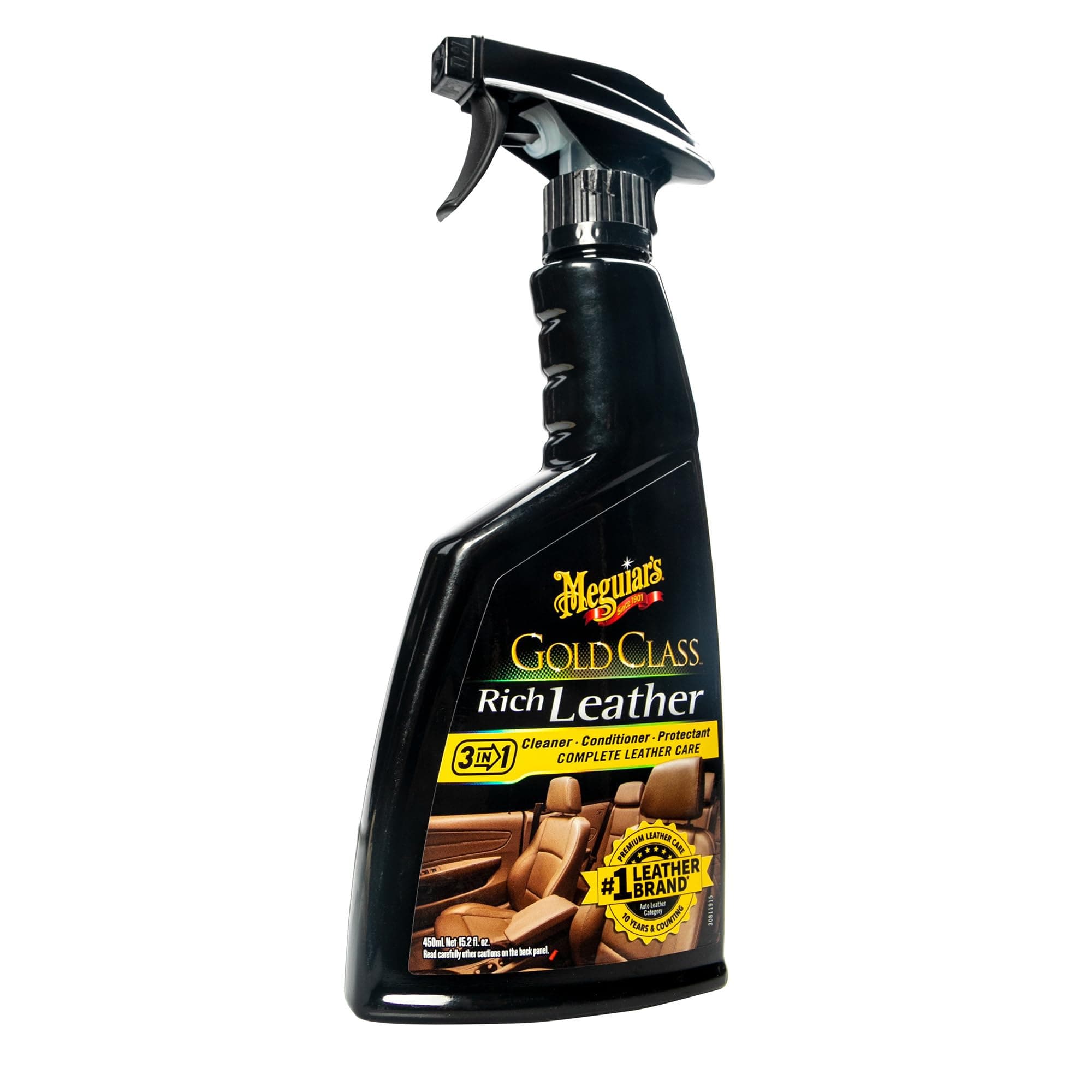 Meguiar's Gold Class Rich Leather Spray for Car Interiors (450ml)