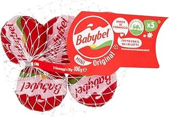 Mini Babybel Original Cheese Snack, 100g (5 Pieces)