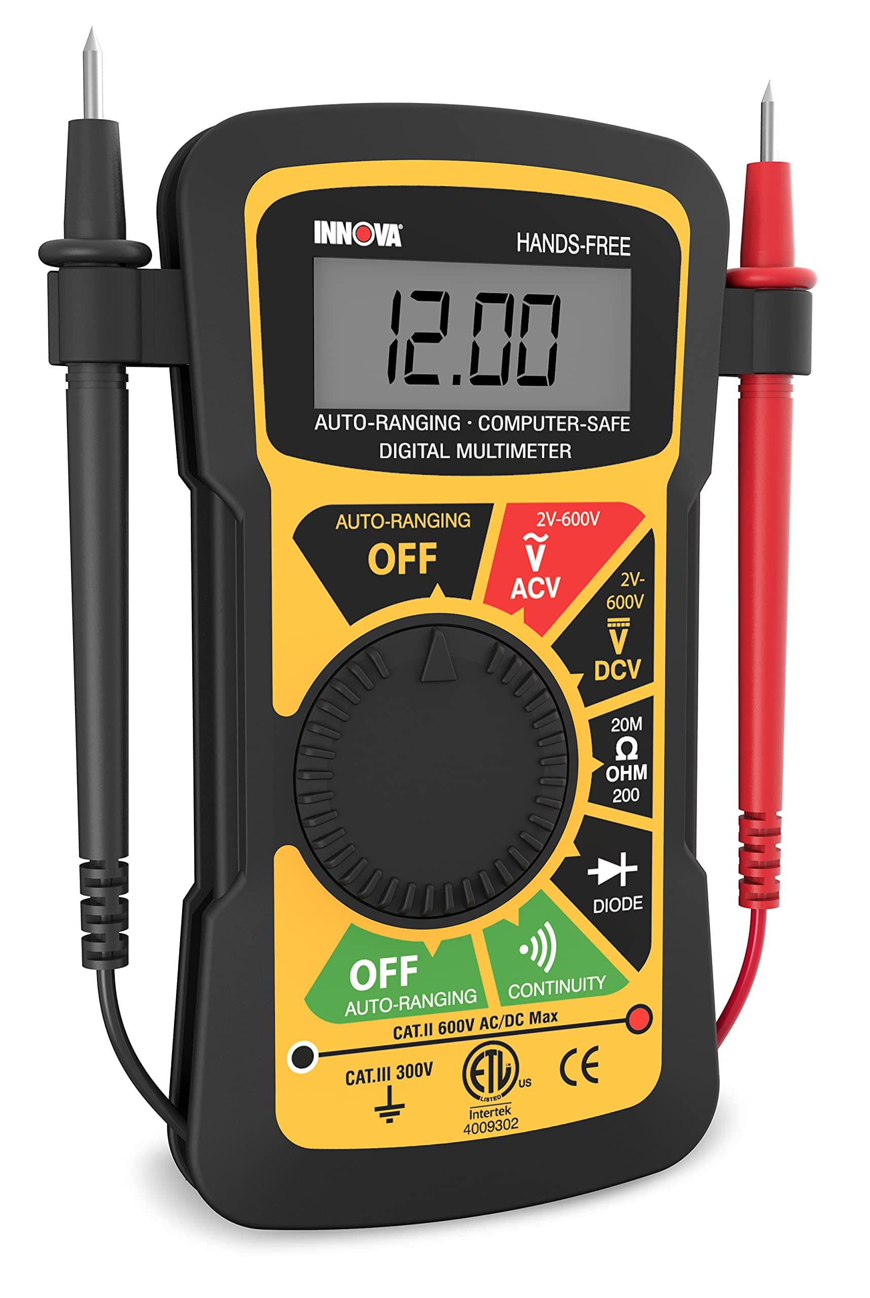 3300 Hands-Free Digital Multimeter Black