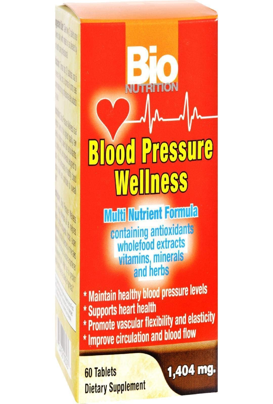 Bio NutritionBlood Pressure Wellness Tabs, 60 Count