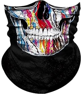 ObacleSkull Face Mask for Dust Wind Sun Protection Men Women Motorcycle Riding