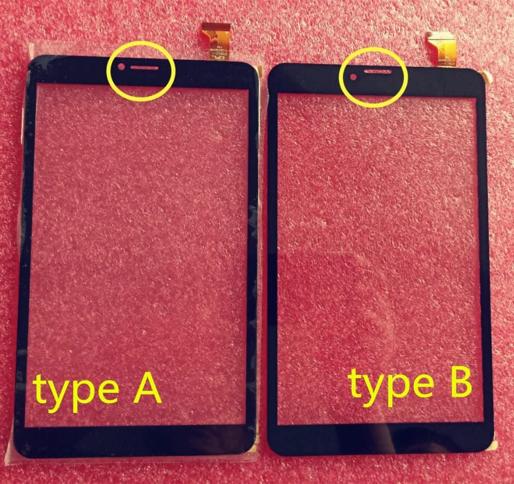 COMPAE - New 8 inch touch screen P/N FPC-TP-COM 806-B Capacitive touch screen sensor panel repair and replacement parts (type A black)