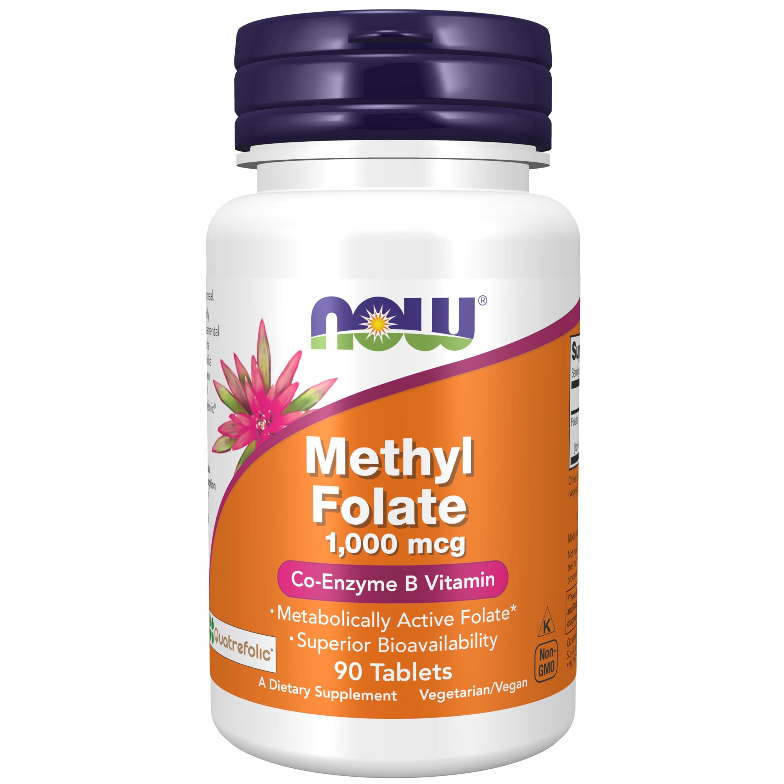Foods Methyl Folate 1000 Mcg 90 Tablets