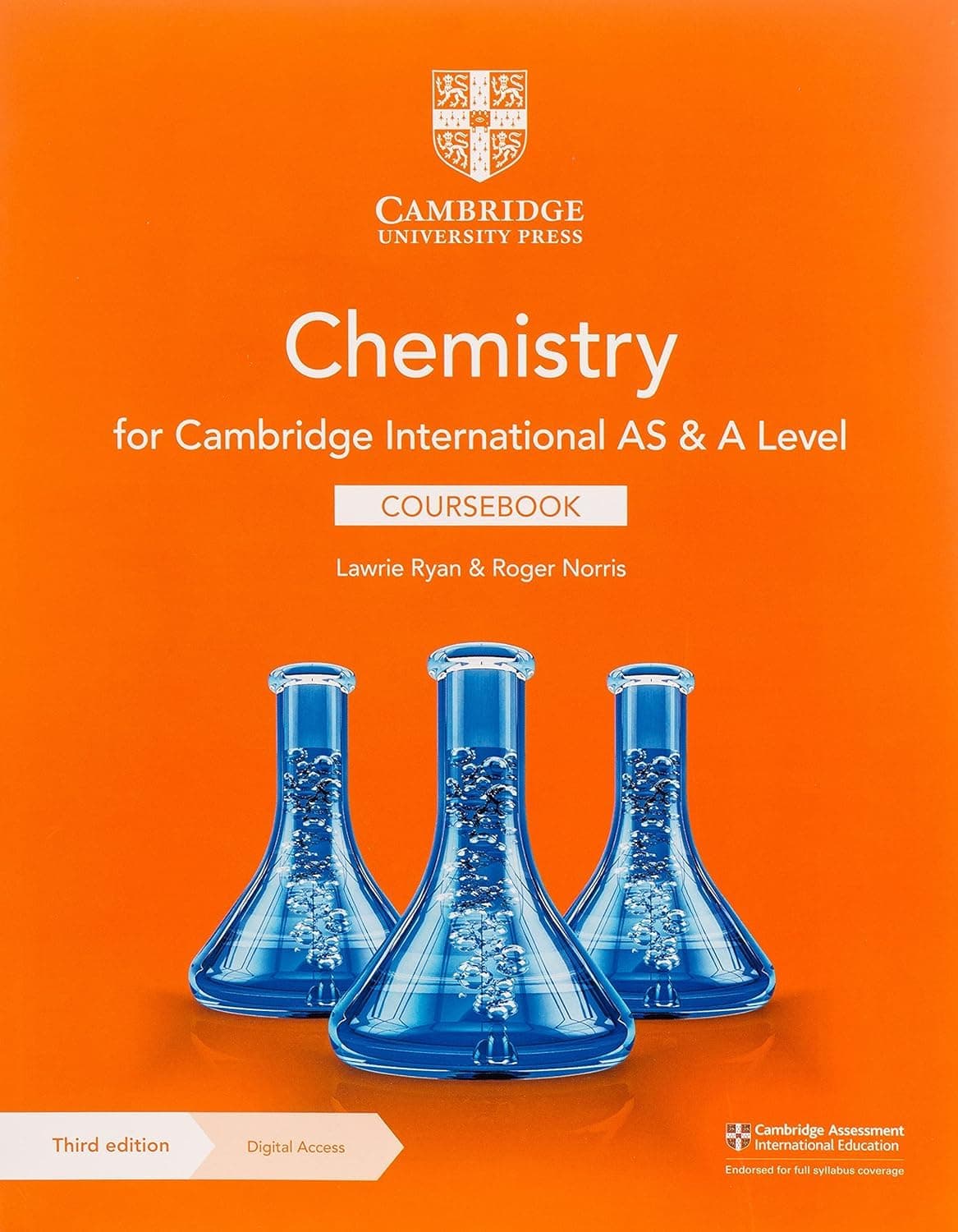 Cambridge International AS and A Level Chemistry Third edition Coursebook with Cambridge Elevate Edi