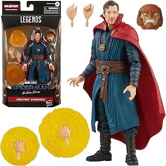 Spiderman Marvel Legends Series Doctor Strange 15cm Collectible Action Figure Toy and 2 Accessories and 1 Build-A-Figure Part(s)