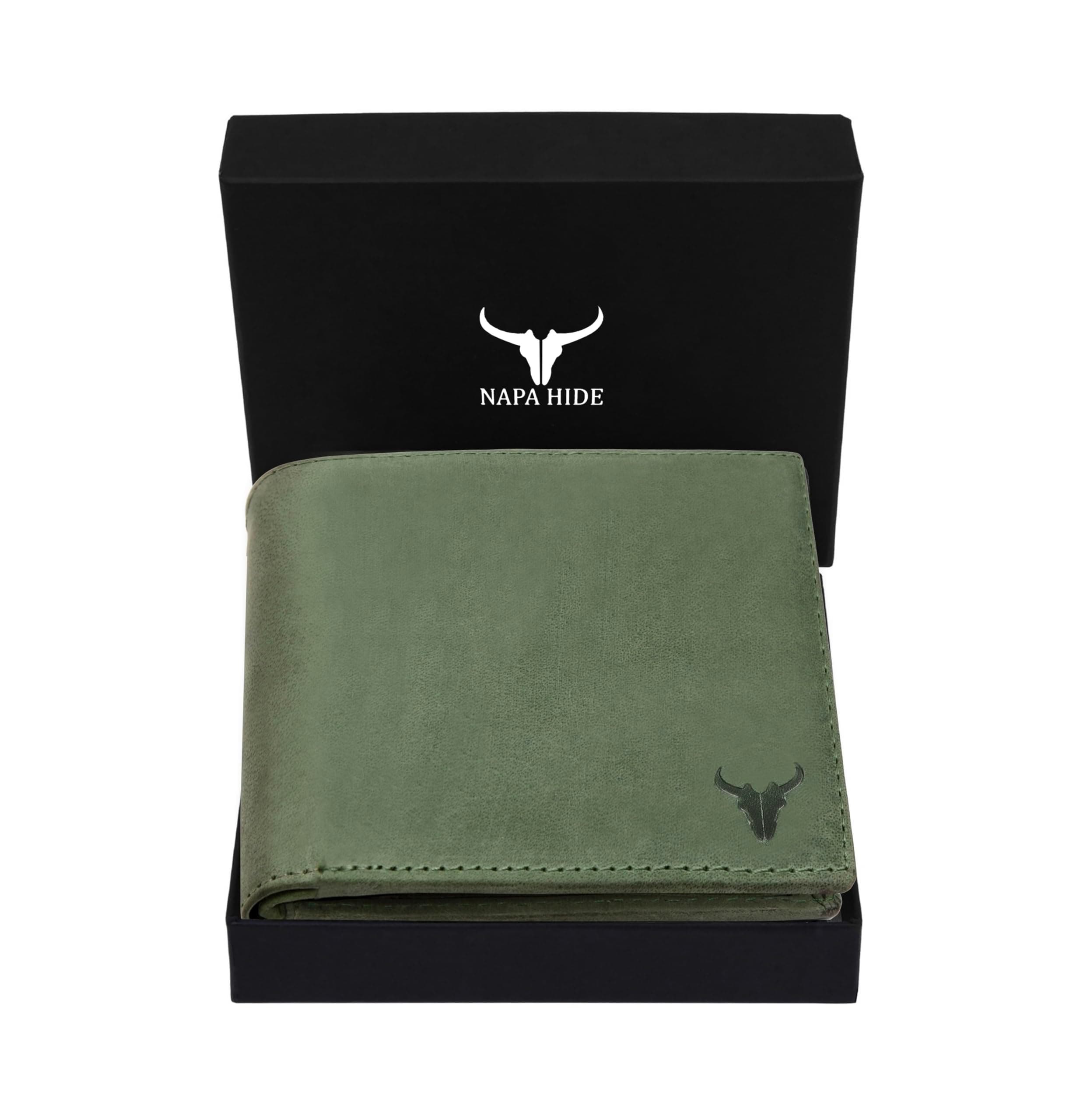 Men Leather wallet for Men Travel Accessory- Bi-Fold Wallet