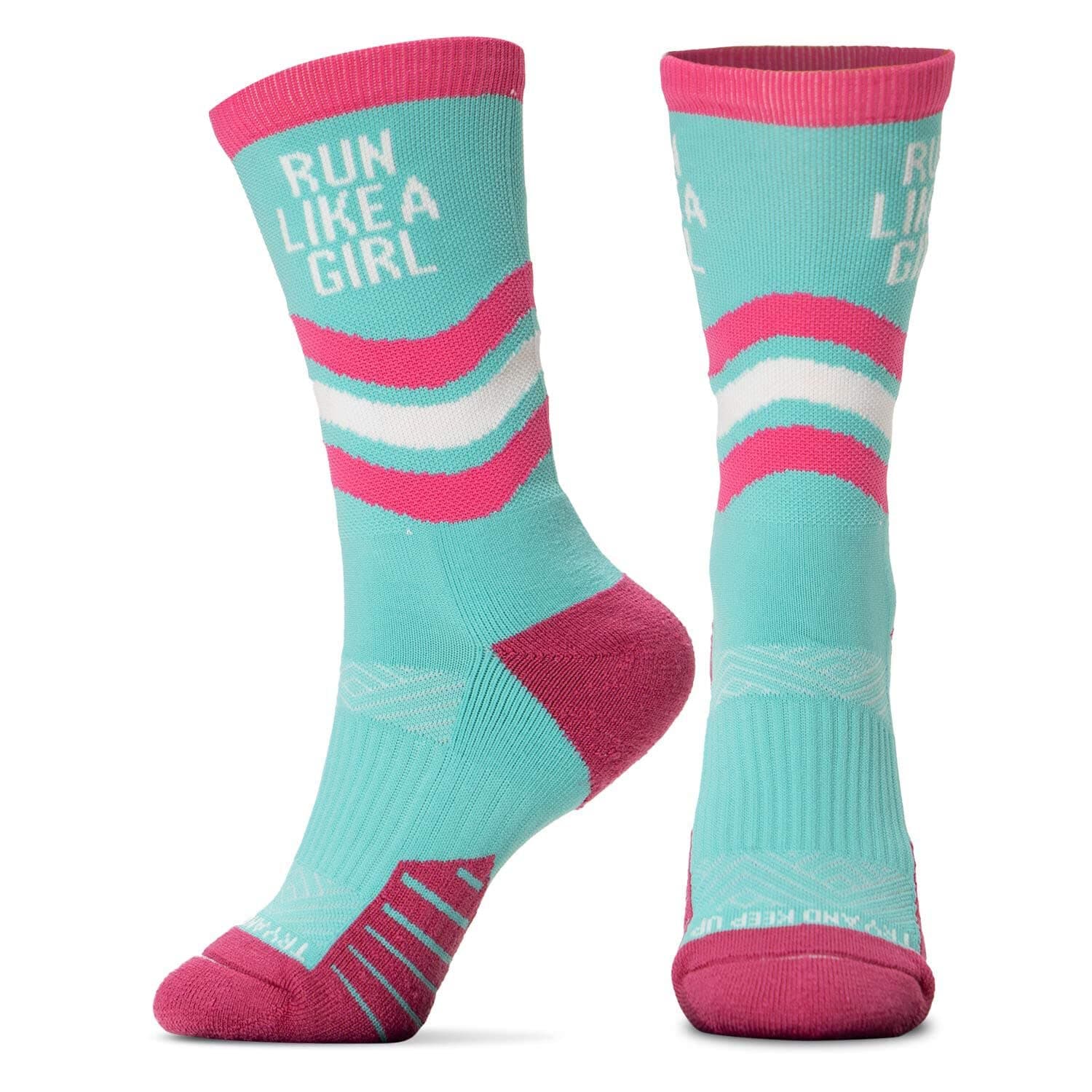 Inspirational Athletic Running Socks | Mid-Calf | Multiple Designs