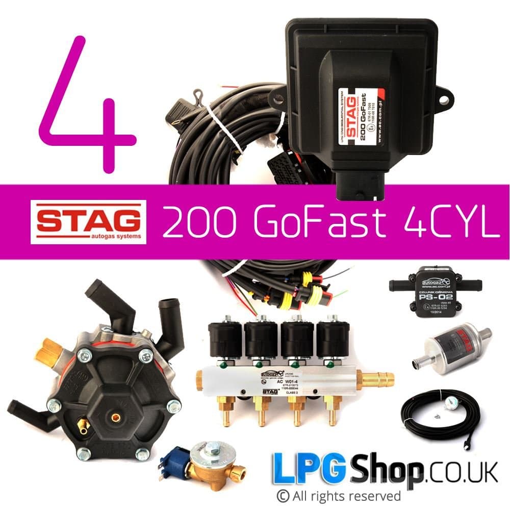 STAG GF41939 Lpg Autogas 4 Cylinder Conversion Kit