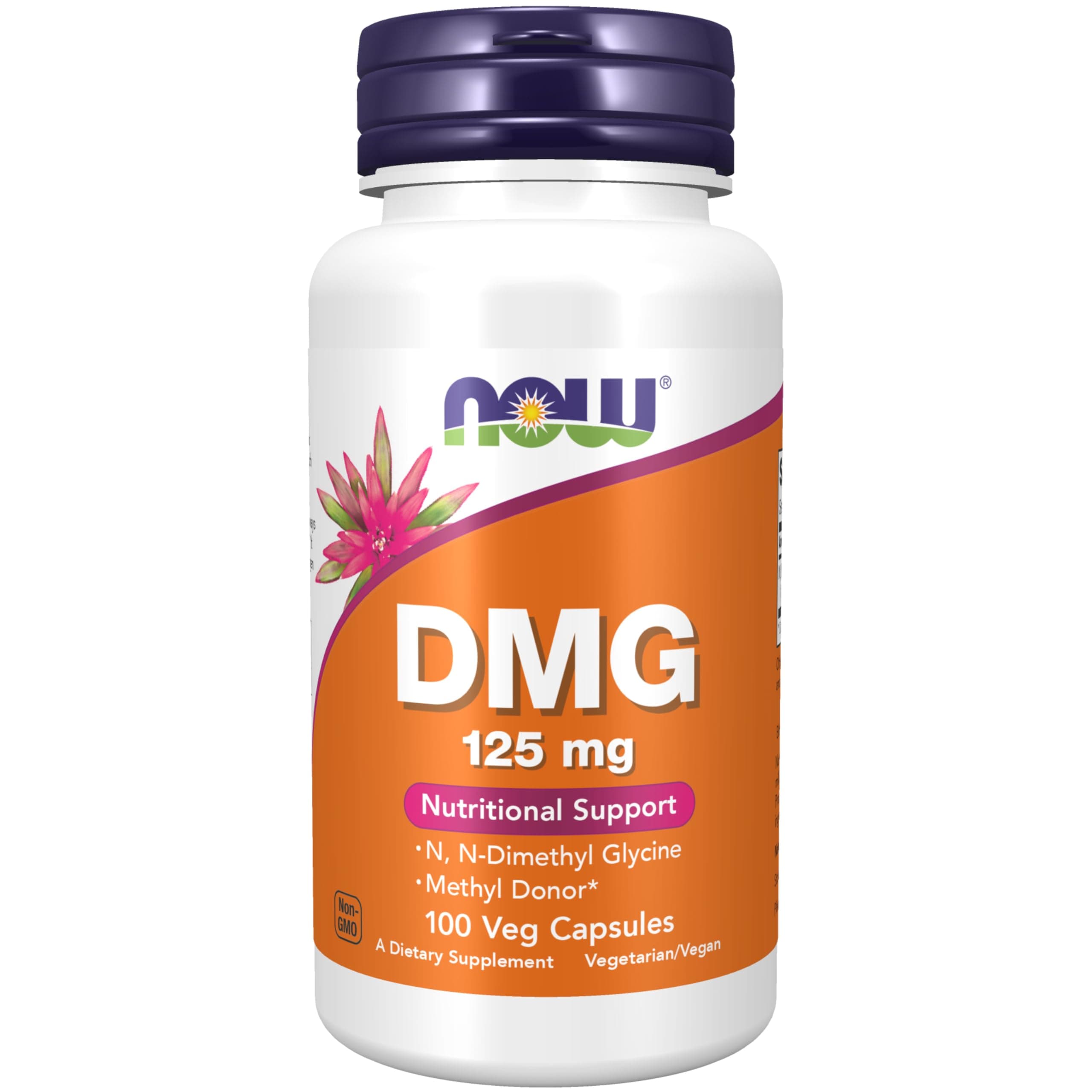 NOW Foods Dmg, 100 Caps (125 mg)