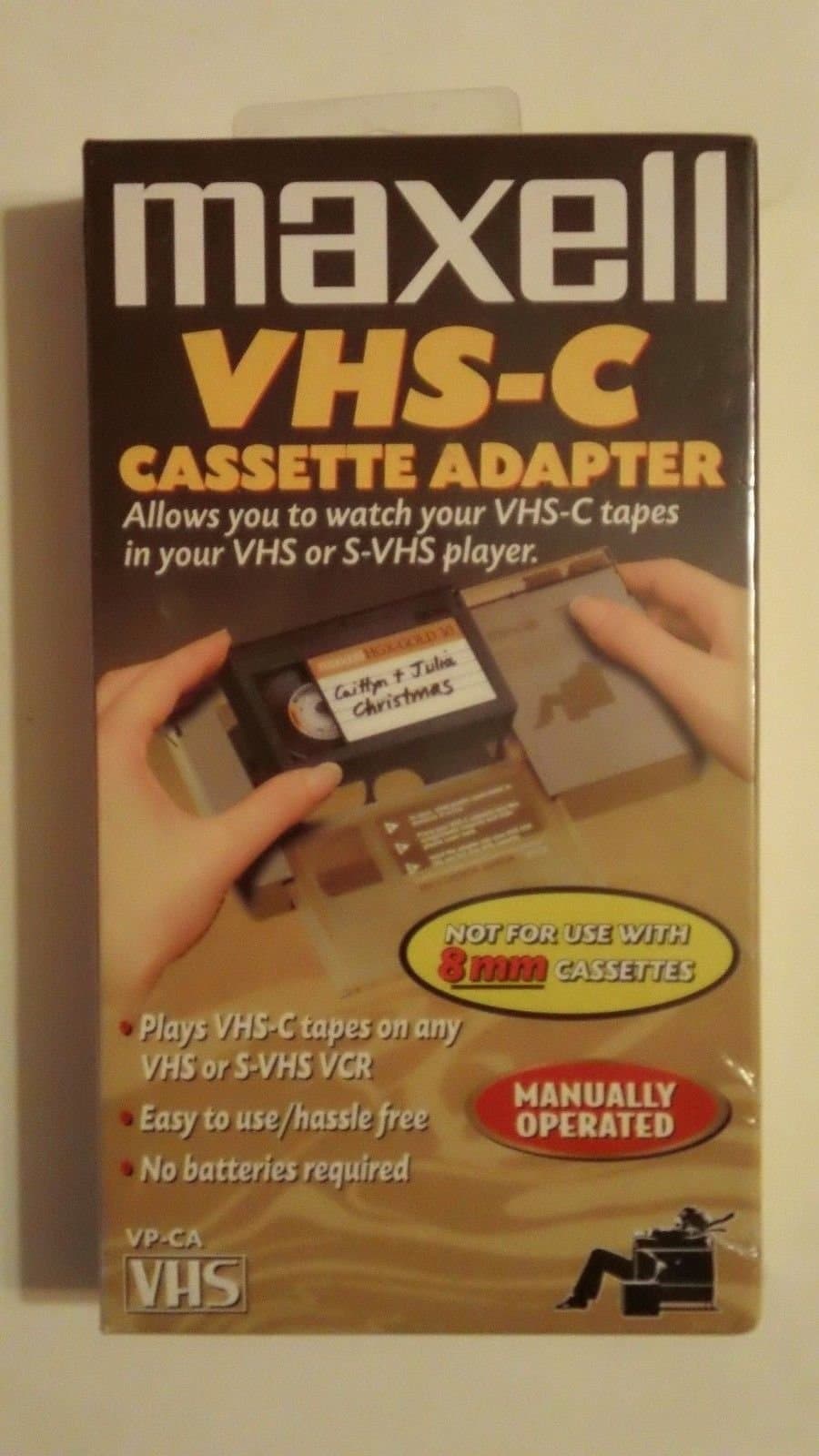 Maxell Mechanical VHS-C Adapter