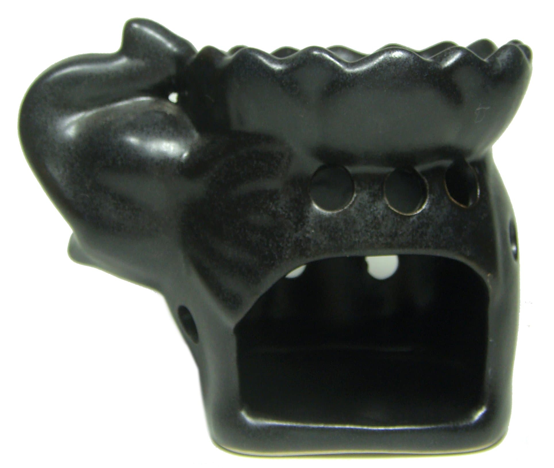 SPA Aromatherapy Essential Oil Burner, Elephant Fingering, Great Decoration (Black)