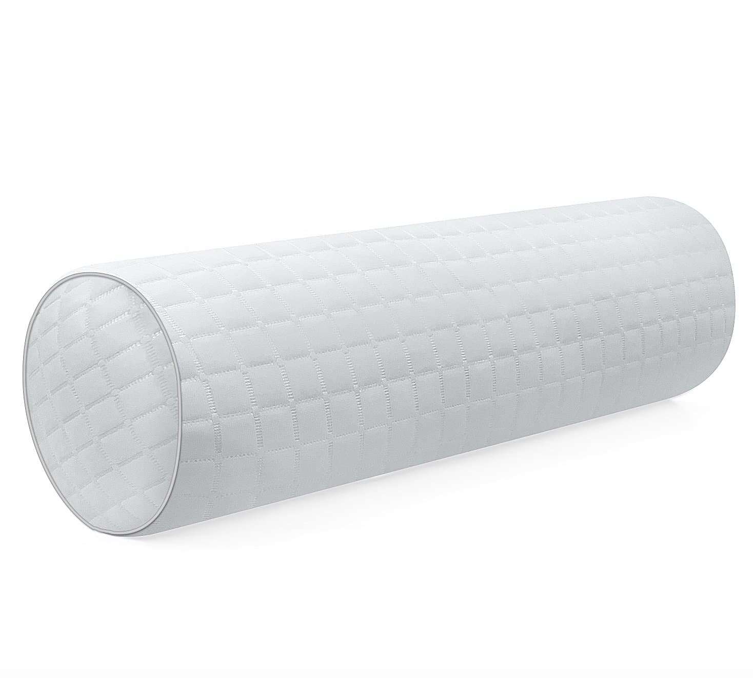Kingnex Bolster Roll Pillow for Sleeping on Back or Side Under Knee to Relief Lower Back Pain Between Legs for Side Sleepers Cylinder Pillow with Removable Cooling Cover 20x8