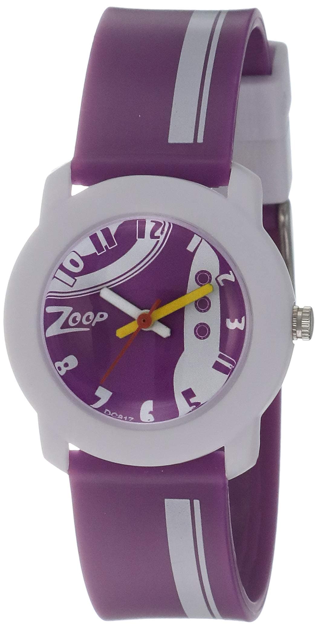 By Titan Quartz Analog Purple Dial Plastic Strap Watch for Kids-NSC3025PP25/NUC3025PP25