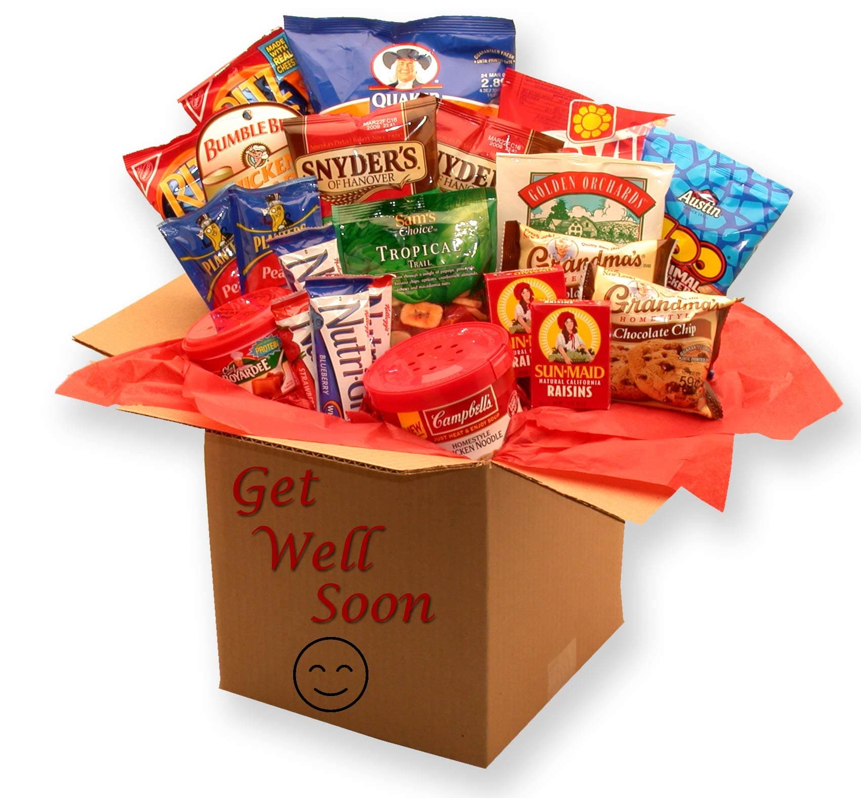 Healthy Snacks Care Package - Perfect care package for a sick friend, covid care package, or student away at college