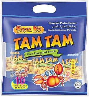 Snek Ku Tam Tam Crab Snack 8 x 25g